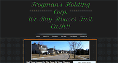 Desktop Screenshot of frogmansholding.com